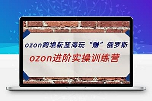 ozon跨境新蓝海玩“赚”俄罗斯，ozon进阶实操训练营