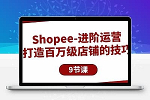 Shopee-进阶运营：打造百万级店铺的技巧（9节课）